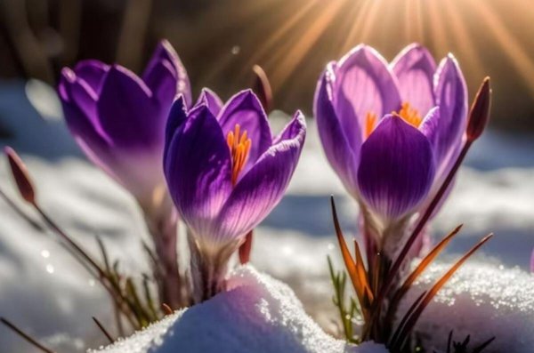 цветок крокус