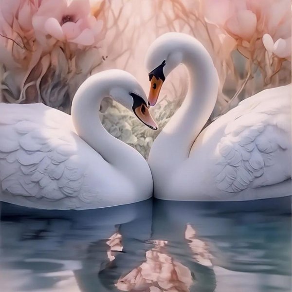 фотографии лебедей