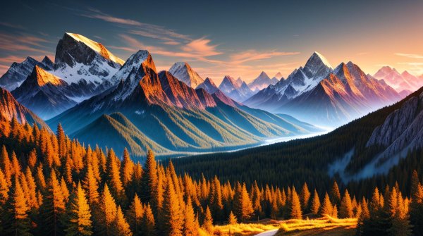 красивая гора