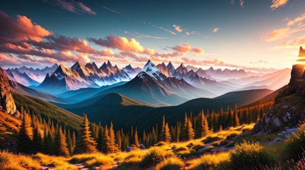 красивая гора