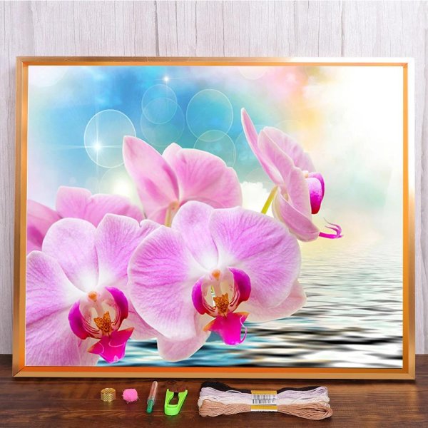 алмазная мозаика орхидея