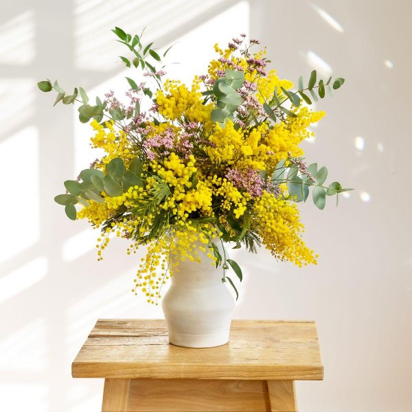 открытка мимоза