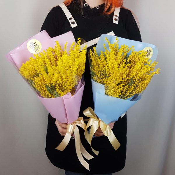 букет из мимоз