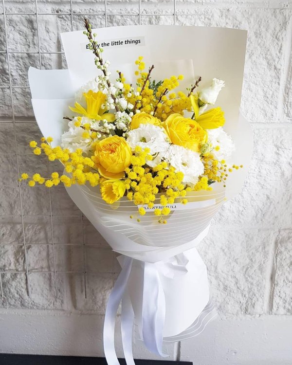 желтые букеты