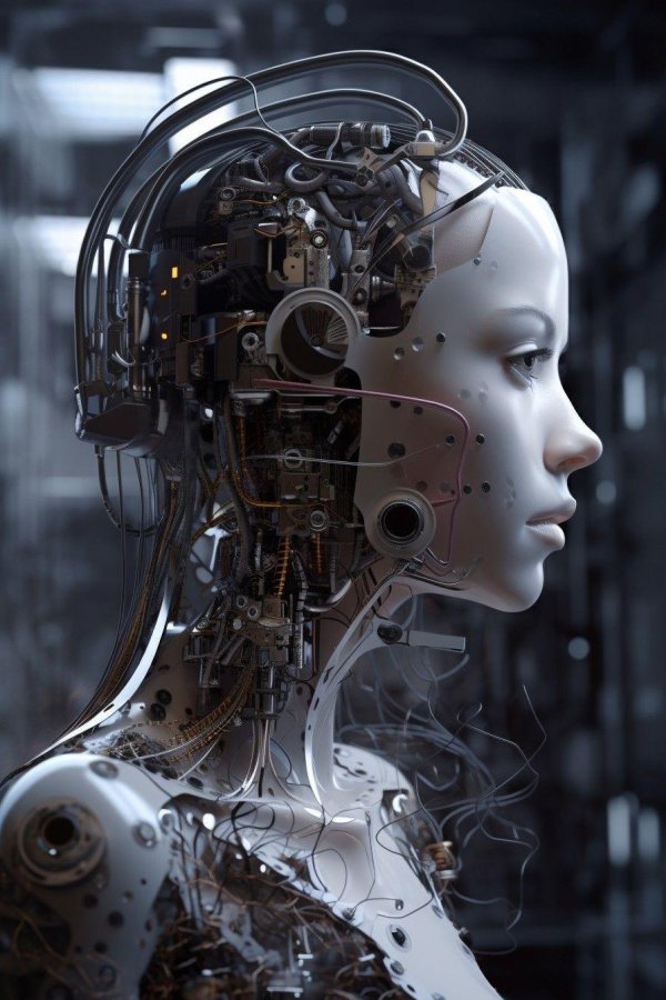 киберпанк робот