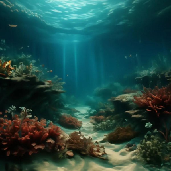 фон морского дна