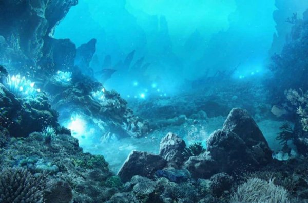 океан на глубине