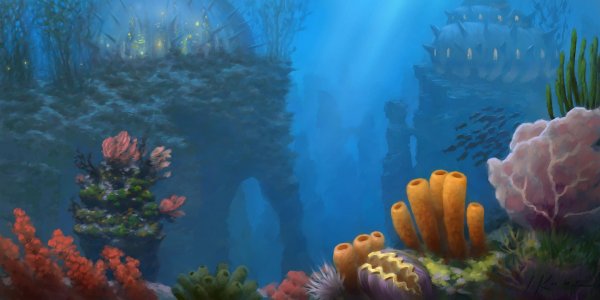 фон подводного мира