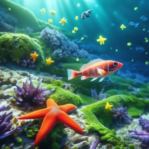 заставка рыбки