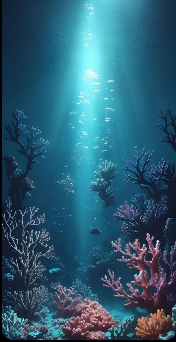 underwater coral reef