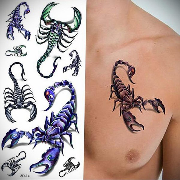 скорпион татуировка