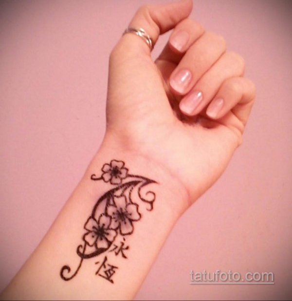 рисунки хной на руках
