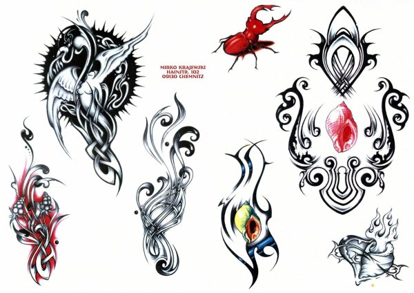 эскиз татуировка