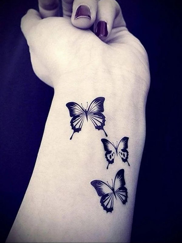 татуировка бабочка