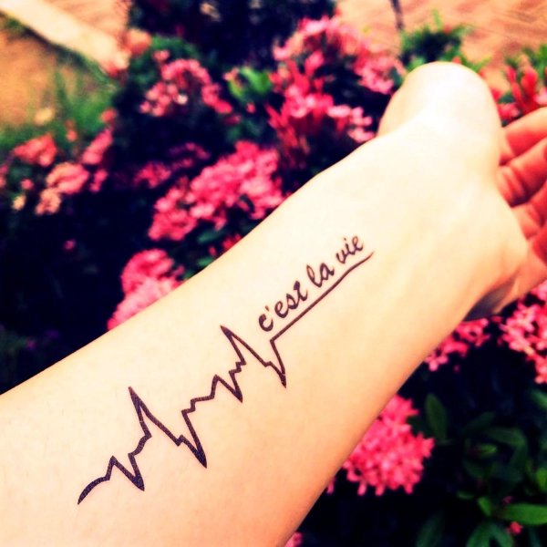 татуировка пульс