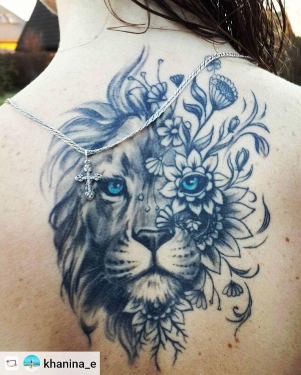 тату лев