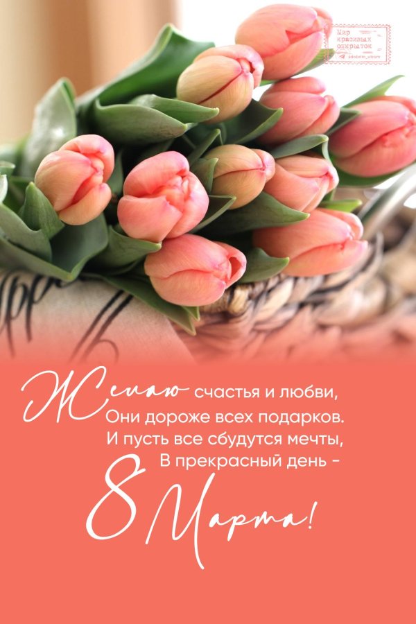 тюльпаны к 8 марта