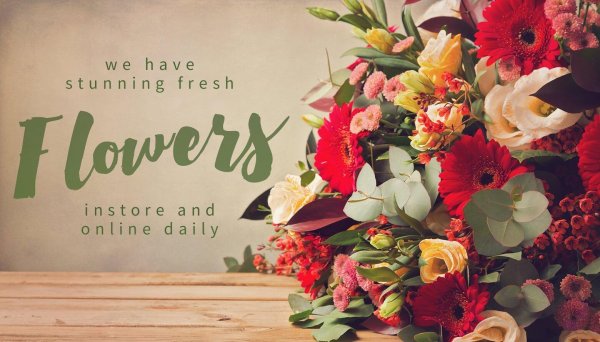 баннер цветочного магазина