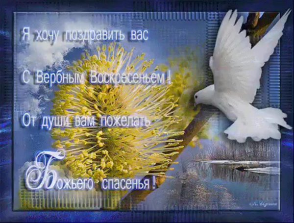 поздравить с вербным воскресеньем
