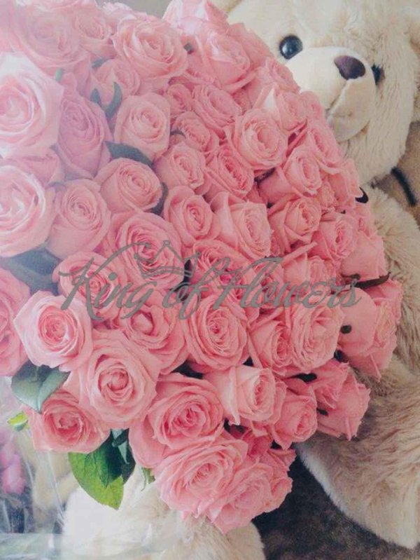розовые букеты