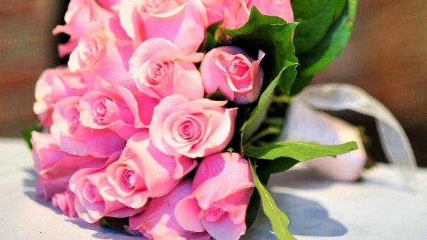 розовые букеты