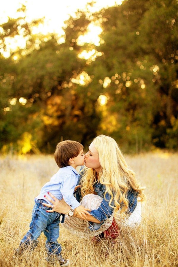 фотосессия мамы и сыночка