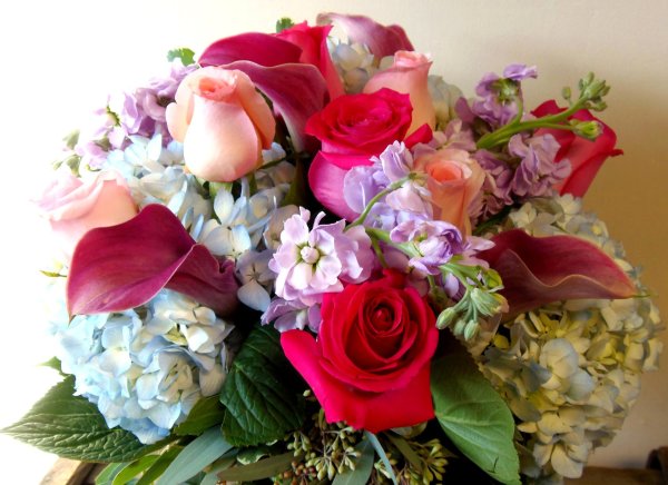 роскошные букеты цветов