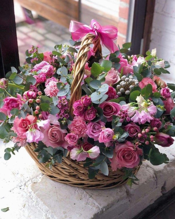 цветочная корзина