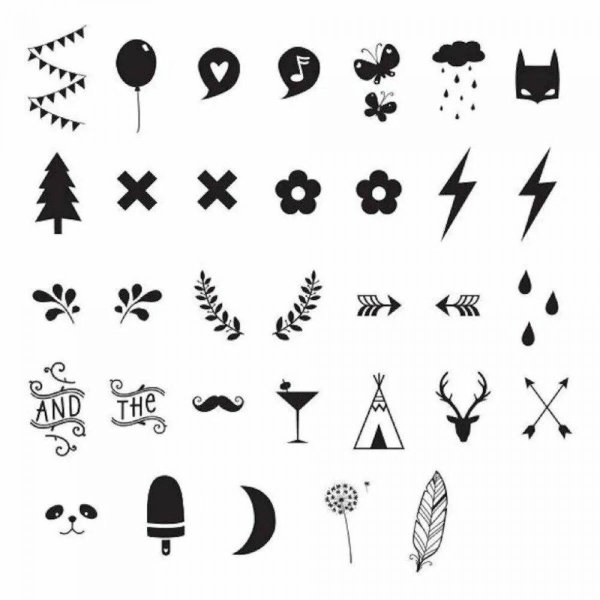 эскиз маленьких татуировок