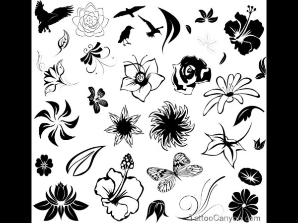 Черно белые маленькие