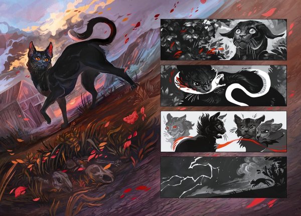 арт котов воителей