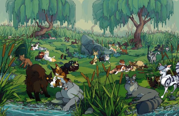 коты воители лагерь