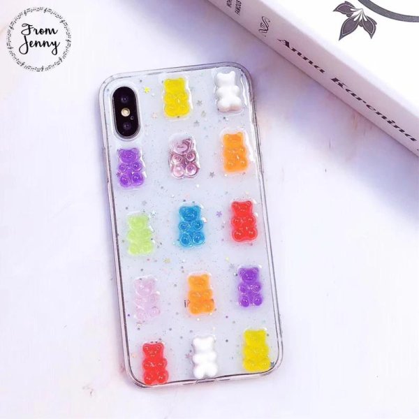 чехол с мармеладными мишками