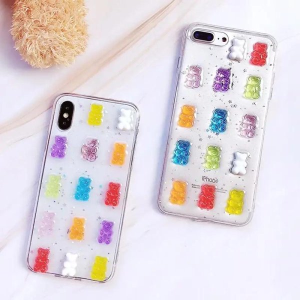 чехол с мармеладными мишками