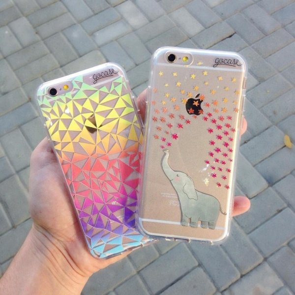 голографический чехол на айфон