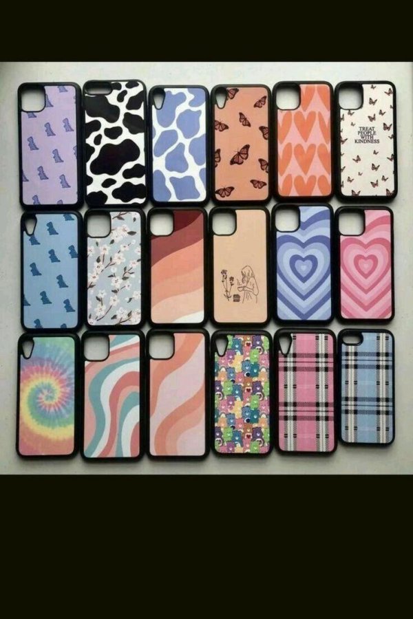 разноцветные чехлы на телефон