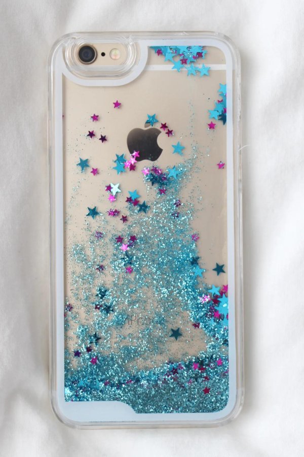 чехол с блестками
