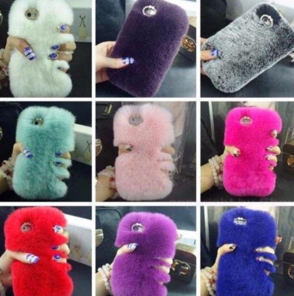 пушистый чехол