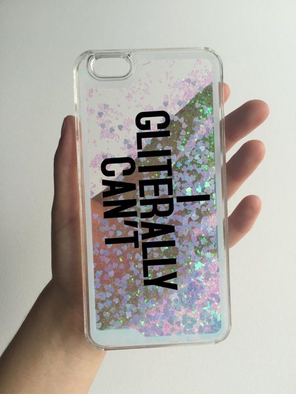 чехол с блестками