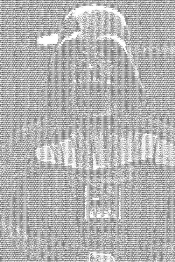 псевдографика мона лиза