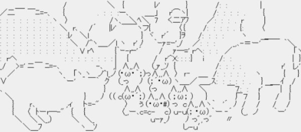 котик символами