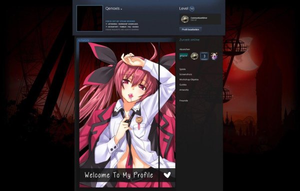 оформление стим профиля