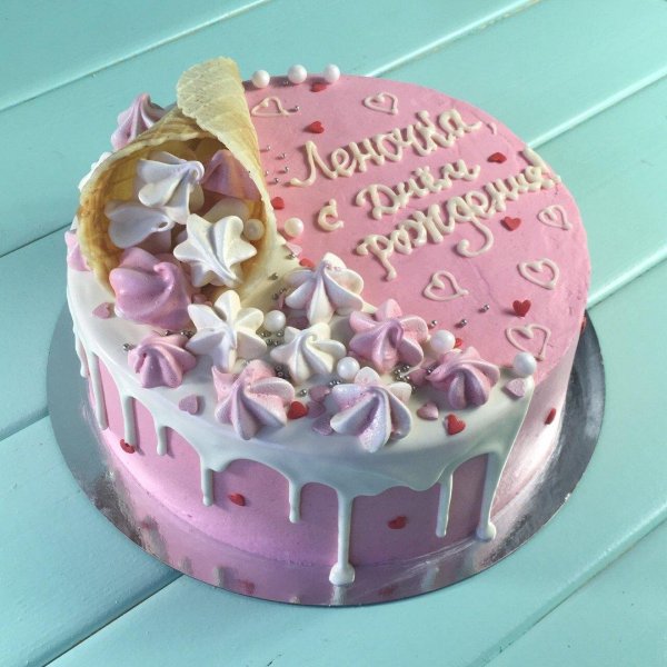 украшение торта для девочки