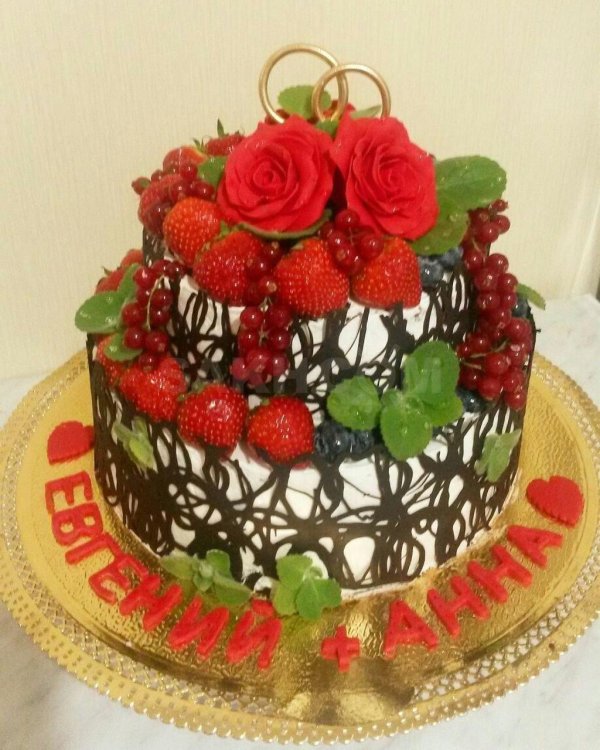 украшение торта на 45 лет женщине