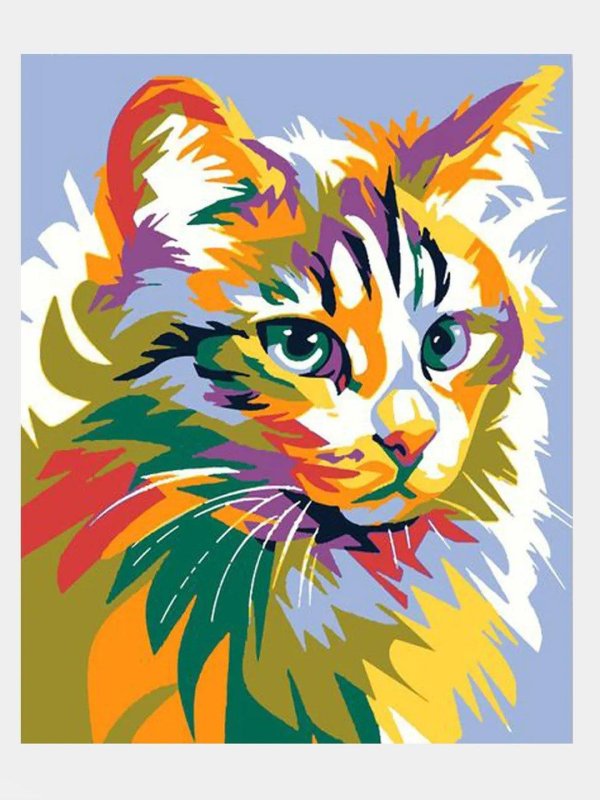 картина по номерам цветной