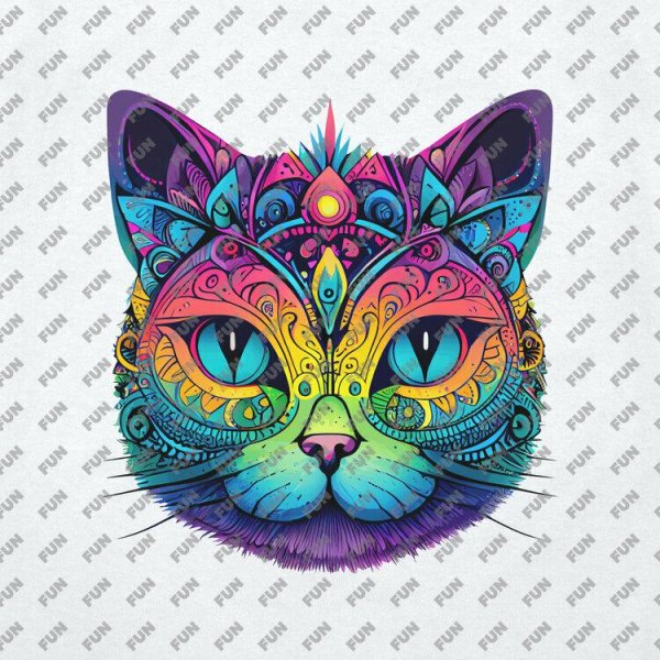 мандала кошка