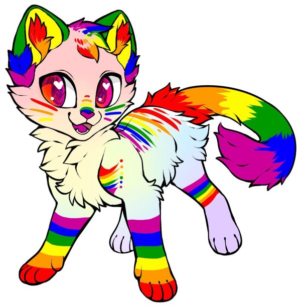 радужные волки