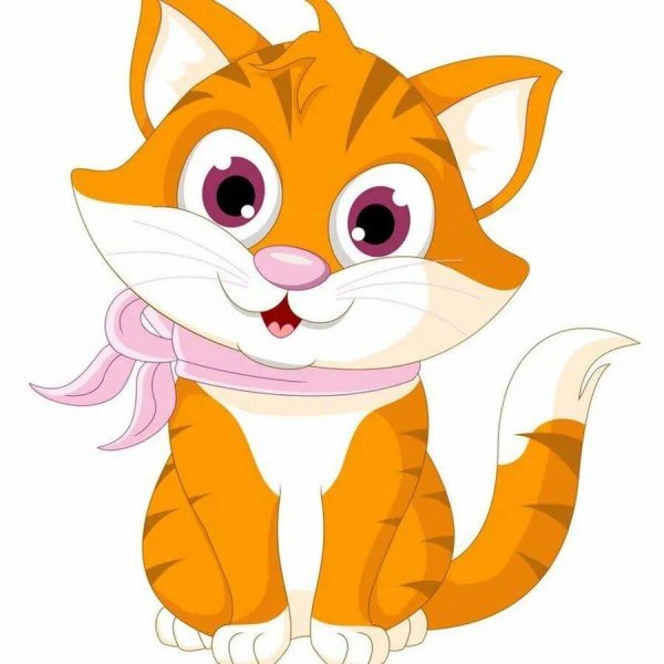 кошечка мультяшная