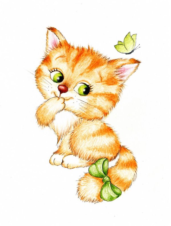 милые мультяшные котята