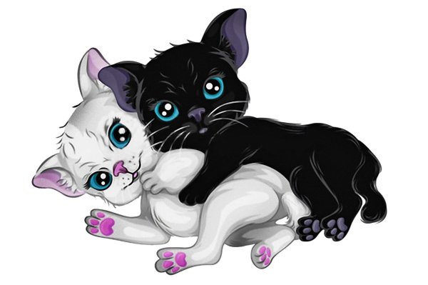 мультяшные кошки